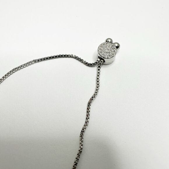 Beyond Bless Swarovski Element Silver Plated Cross Slider Bracelet - Picture 5 of 8